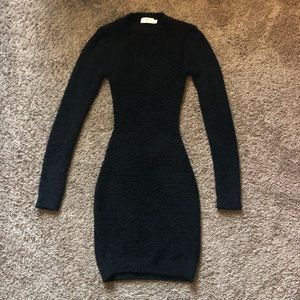 Meshki Lorin Popcorn Cut Out Long Sleeve Dress